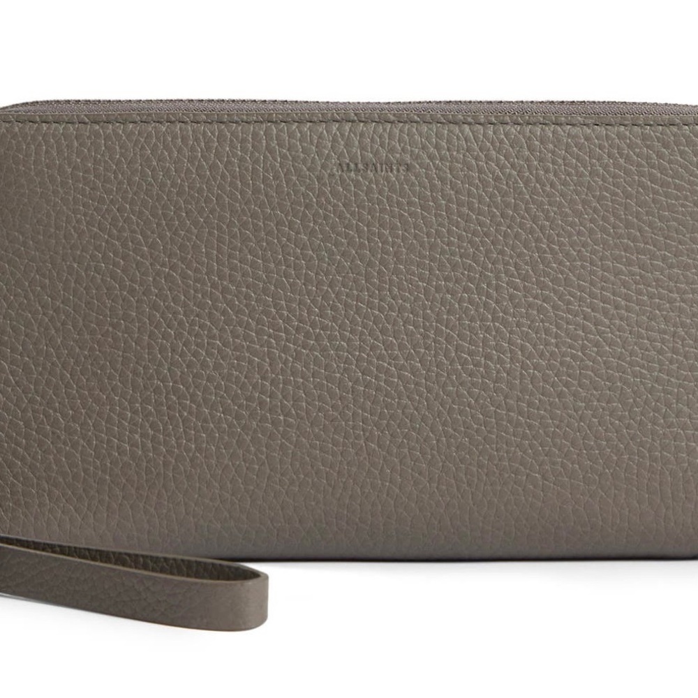 ALL SAINTS Stormy Grey Wallet, Excellent condition ($45 OBO)